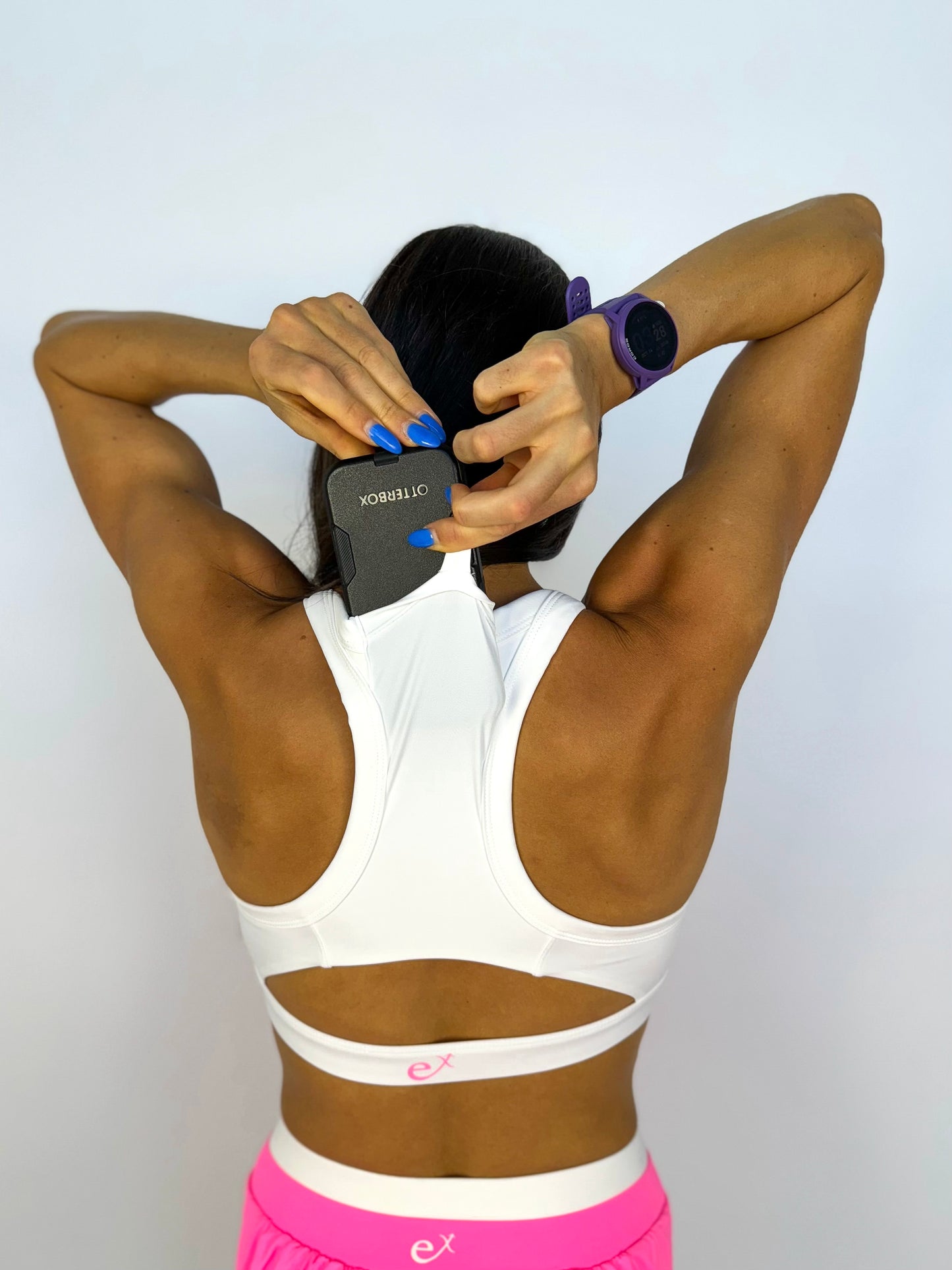 Race Day Sports Bra 2.0- Bubblegum