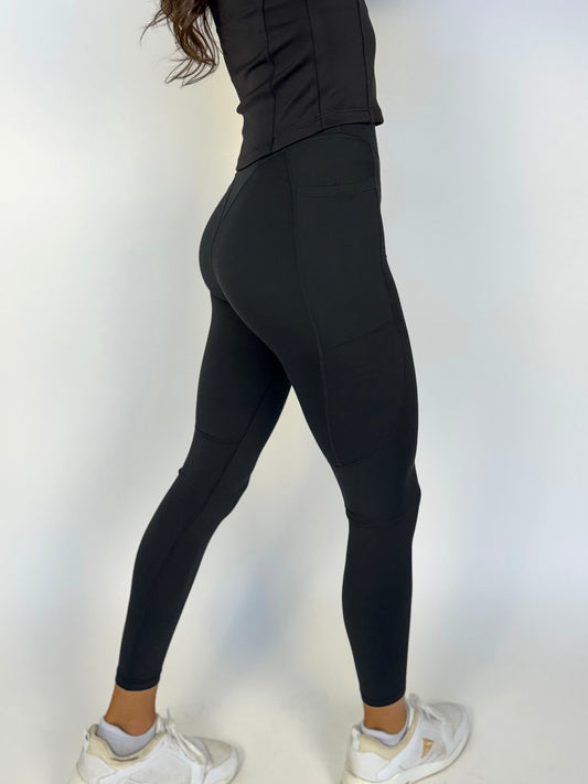 Faster Than Light Legging- Midnight Black