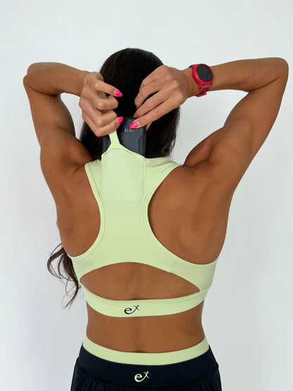 Race Day Sports Bra- Midnight Glow