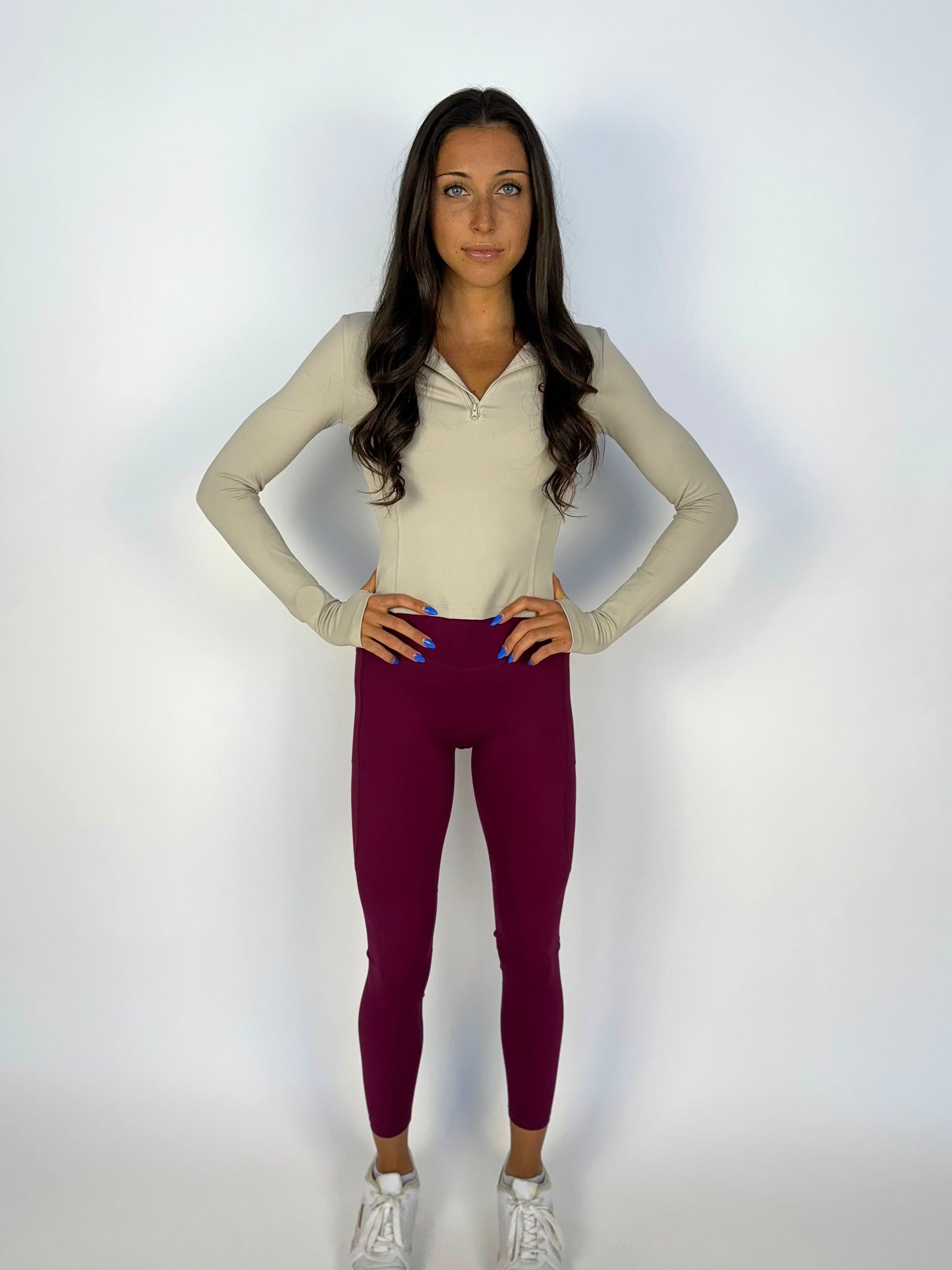 Faster Than Light Legging- Berries 'n Cream