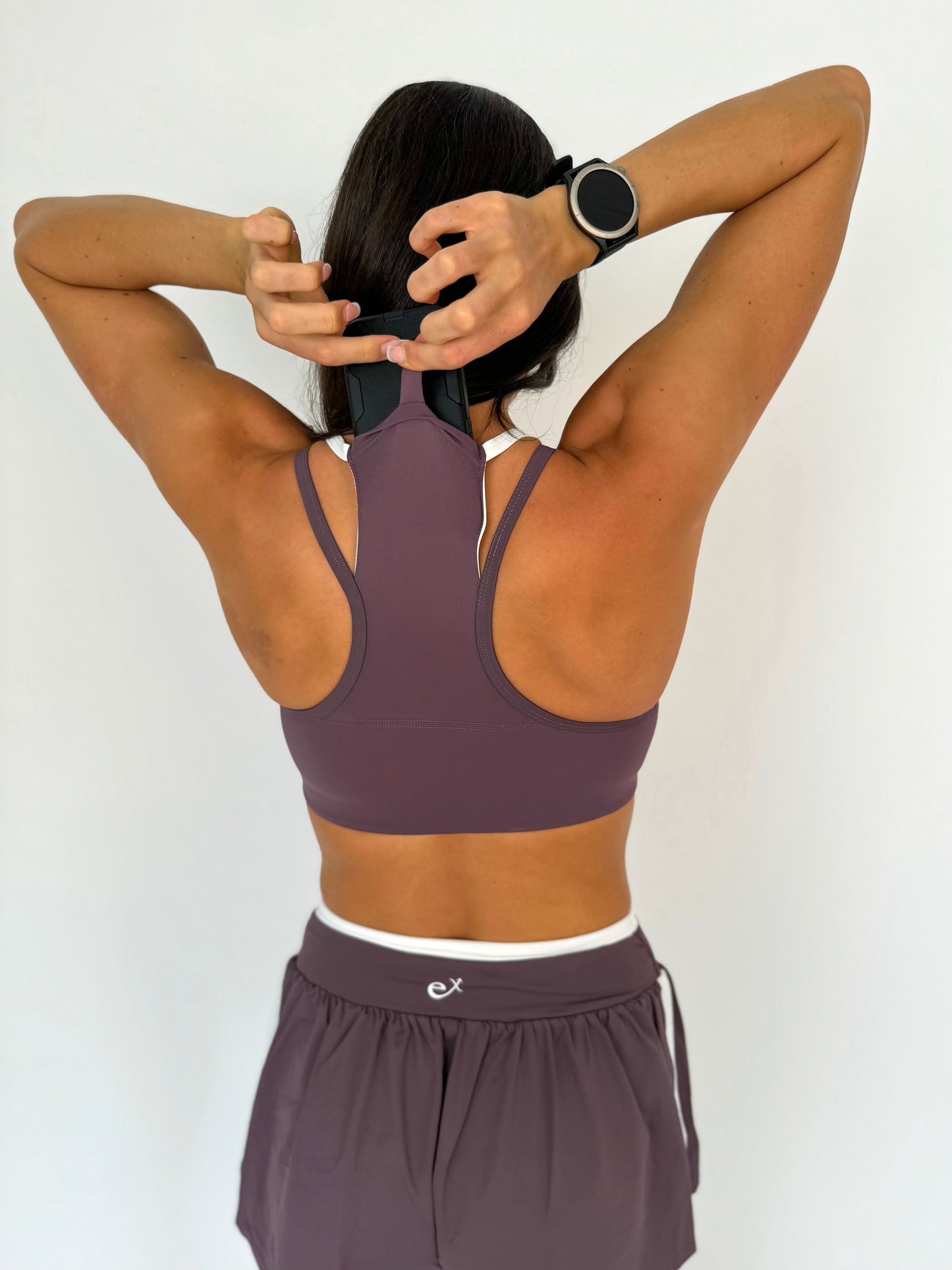 Track Girl Pocket Sports Bra