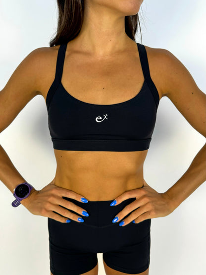 ICON Sports Bra- Back to Black