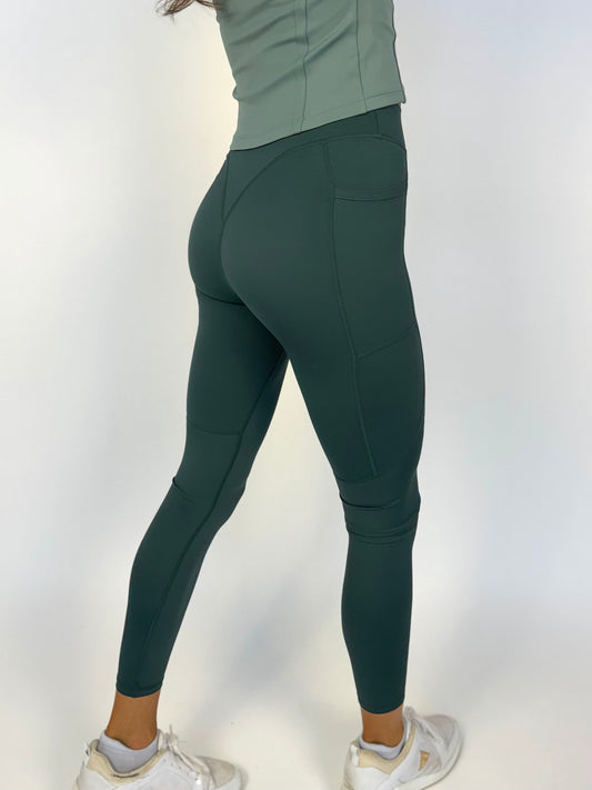 Faster Than Light Legging- Evergreen