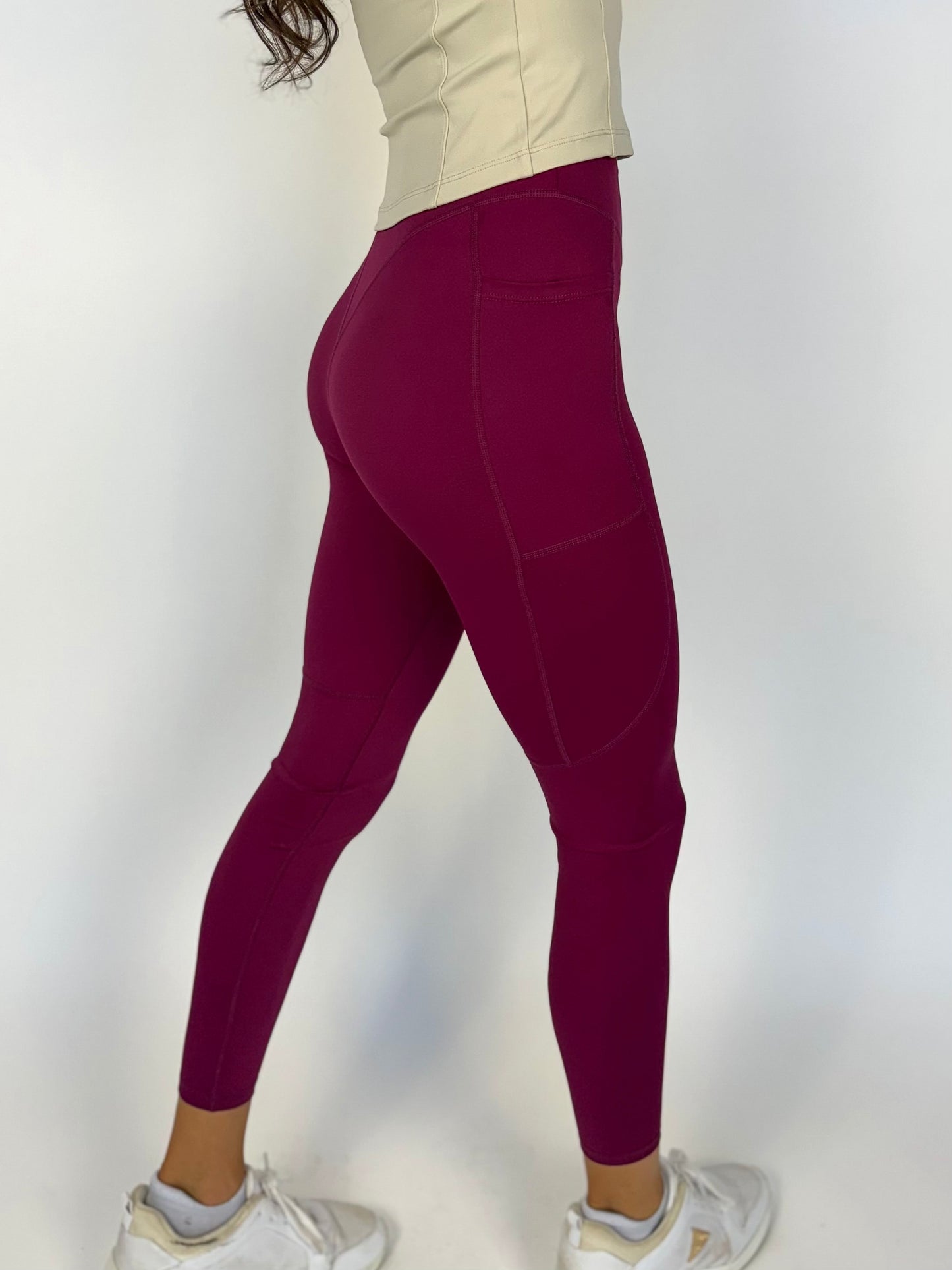 Faster Than Light Legging- Berries 'n Cream