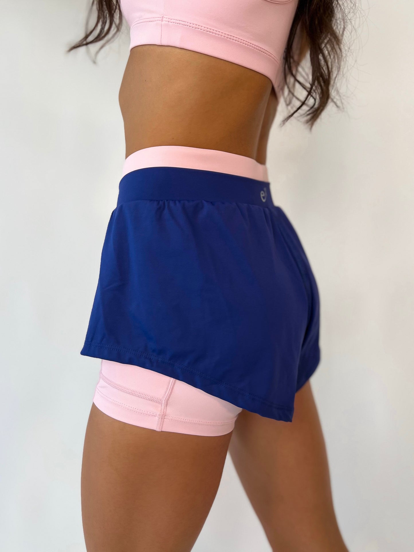 Divergent 2-in-1 Running Short- Cotton Candy