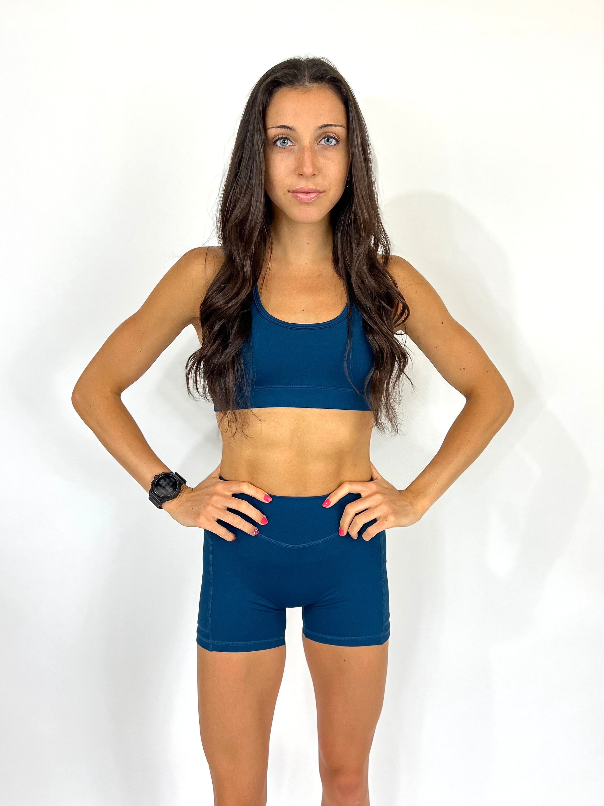 Runners Legging- Twilight Blue – Expntl Athletics