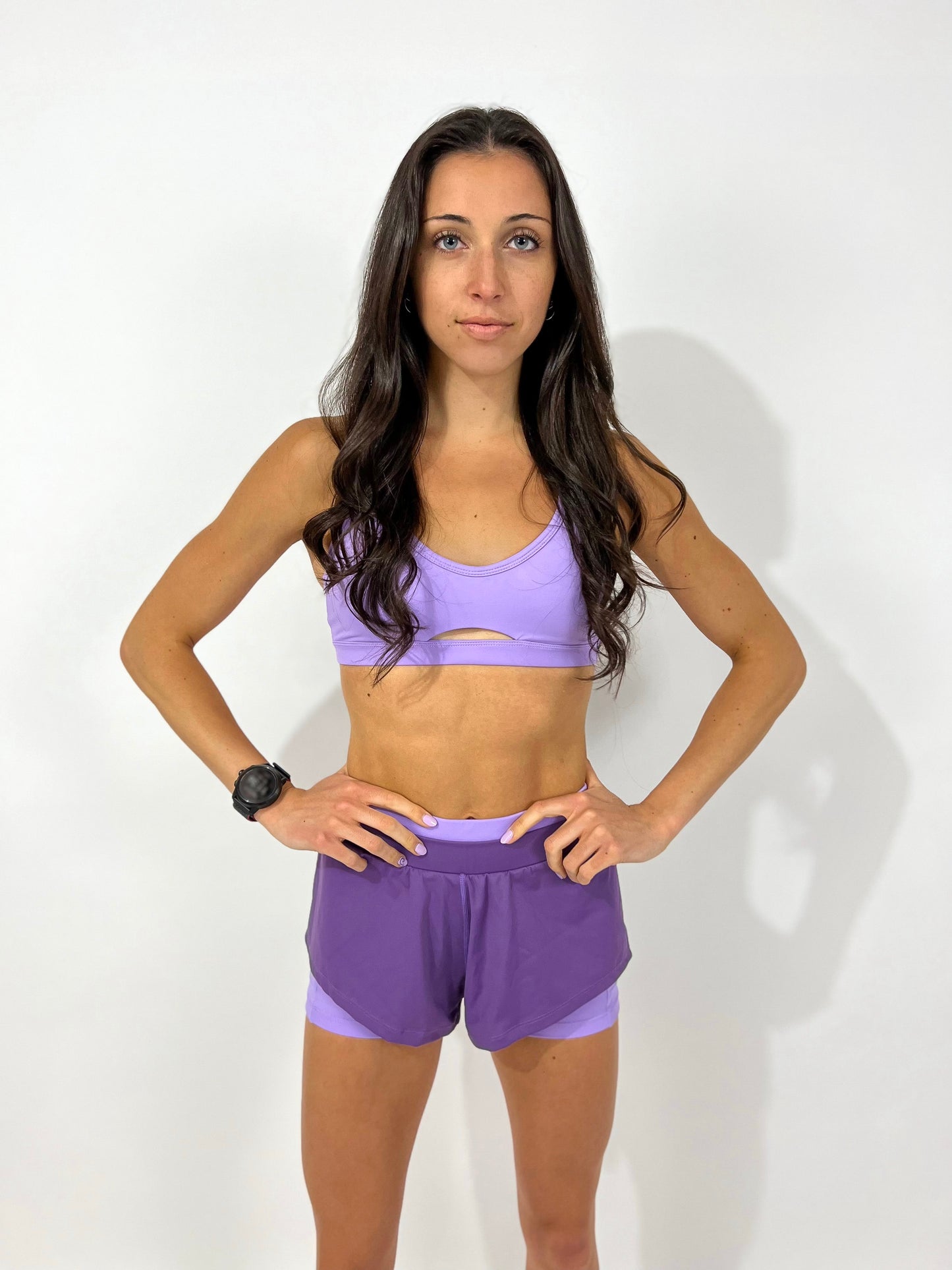 Divergent 2-in-1 Running Short- Purple Haze