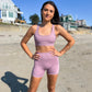 Speed Sports Bra- Dusty Rose