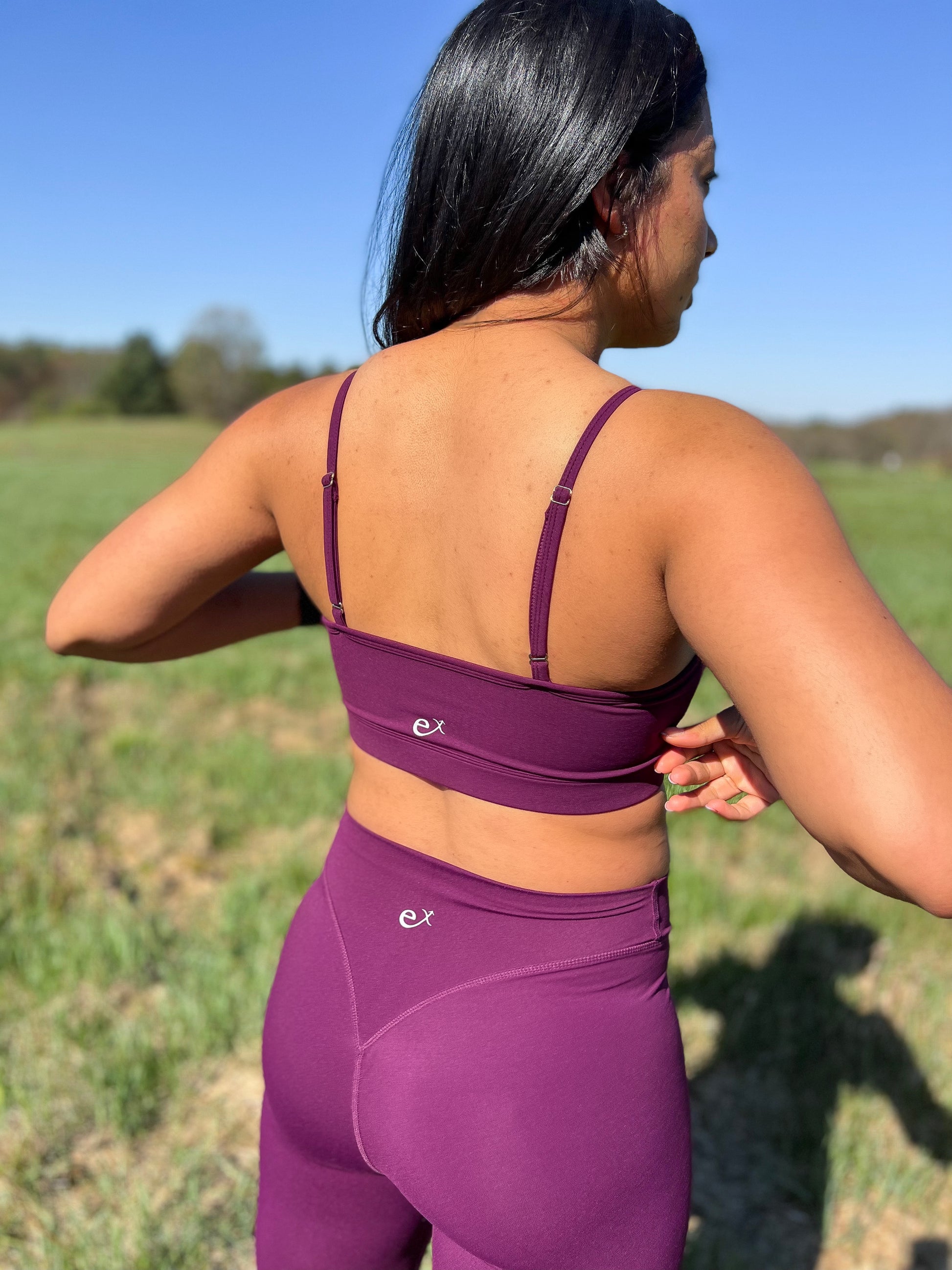 Buy The Souled Store Wine Non-wired Padded Sports Bra for Women