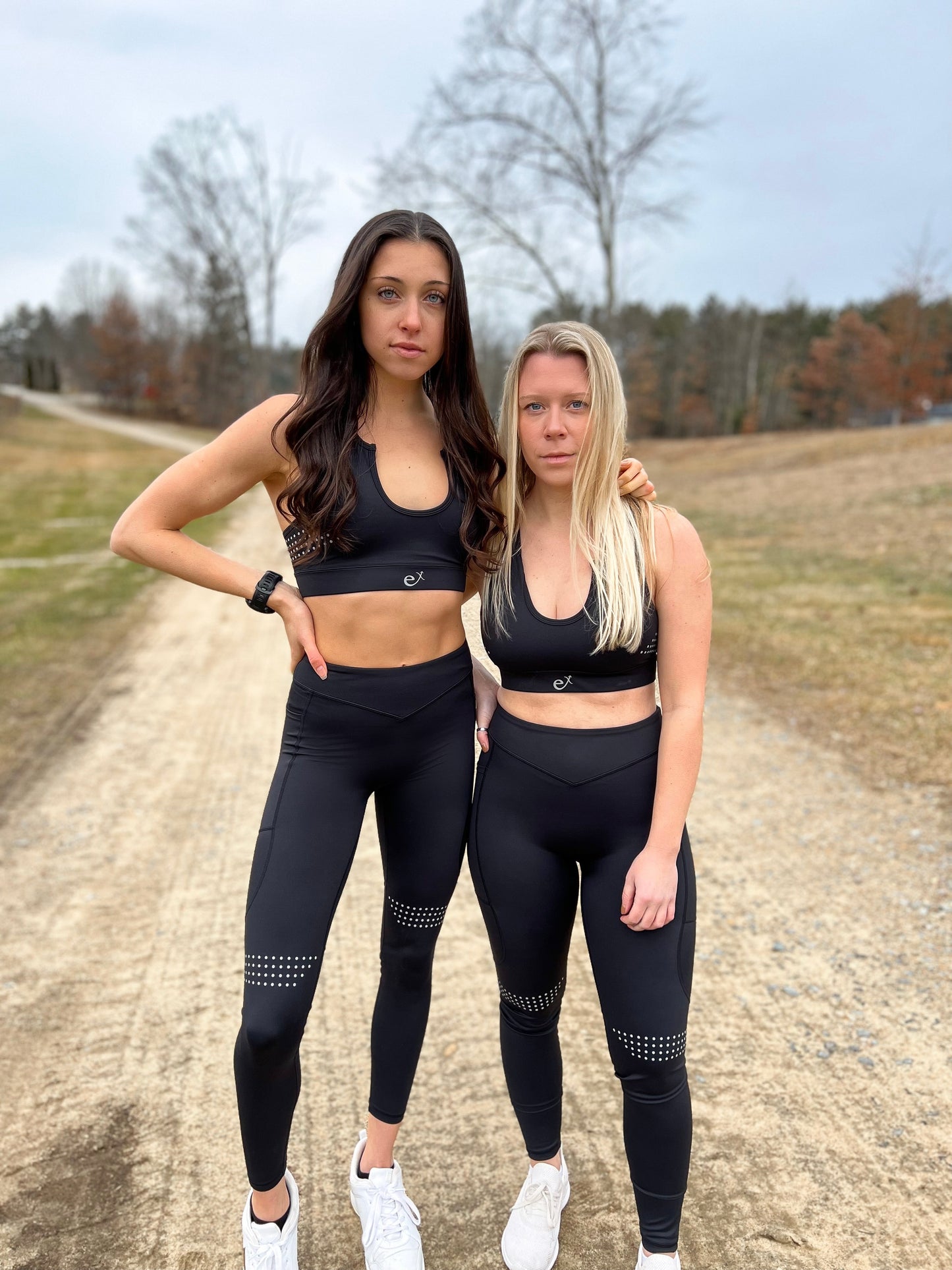 Runners Sports Bra- Midnight Black