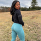 A runners dream legging is finally here. These leggings don't budge, have side pockets for your phone, keys, etc, no front seam, reflective designs, a double lined waistband, and the most flattering booty seam. 